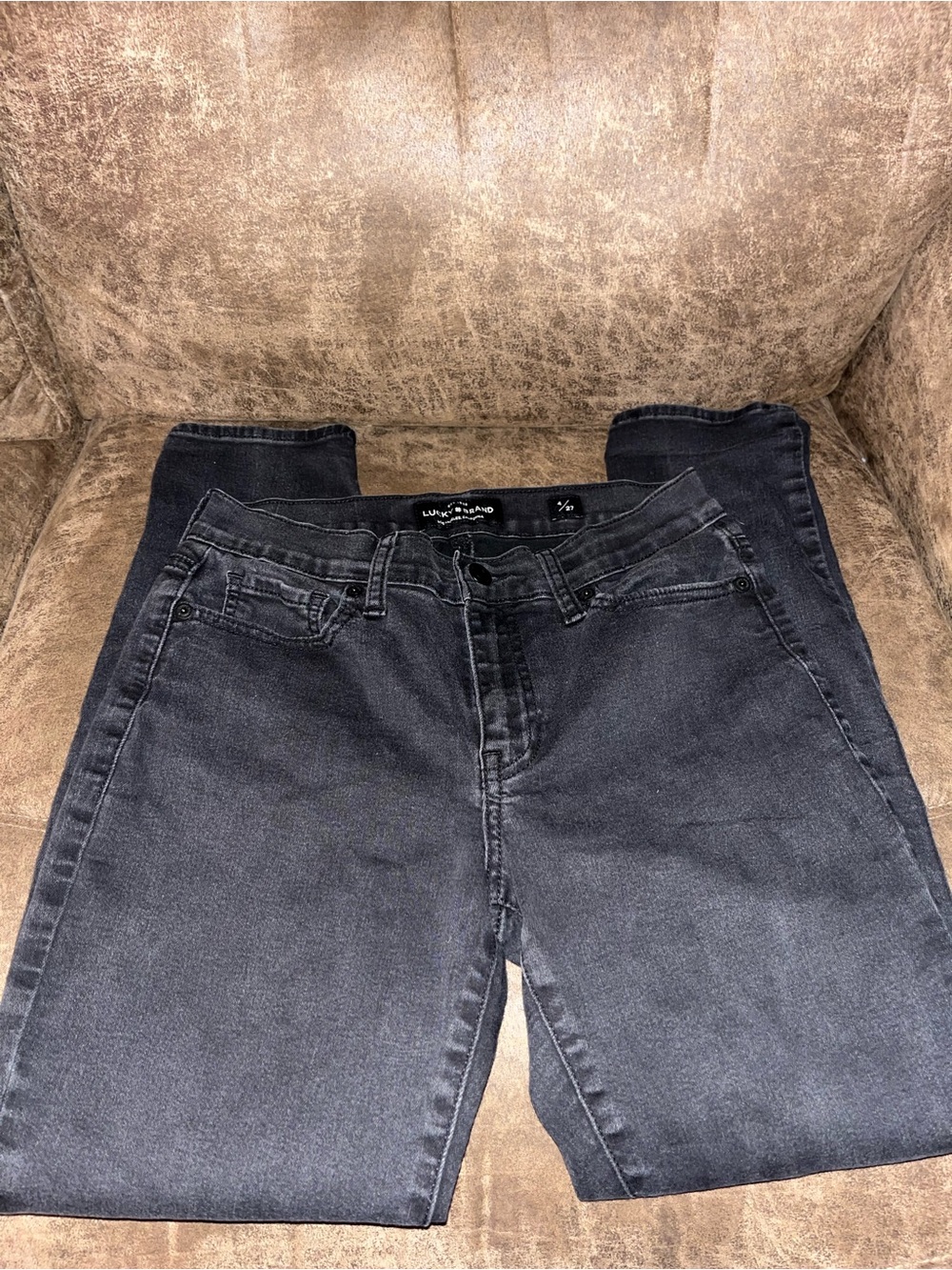 Lucky Brand Women's Skinny Jeans in Washed Charcoal